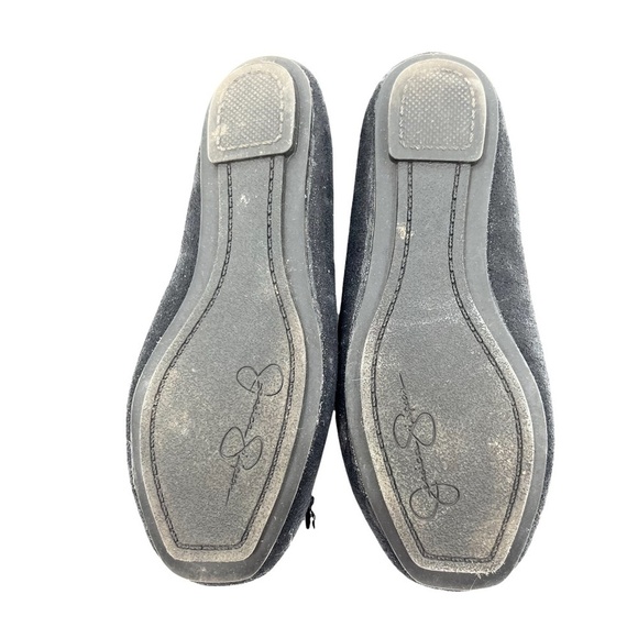 Jessica Simpson Everly Black Ballet Flats Size 12 1/2 Girl's - Picture 6 of 6